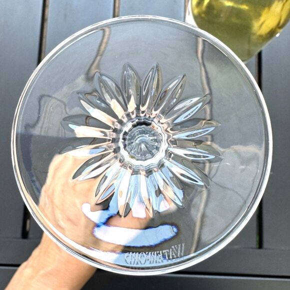 Waterford Lismore Toasting Crystal Tapered Champagne Flutes Size 9 1/4"H x 3.5"W - Picture 9 of 14